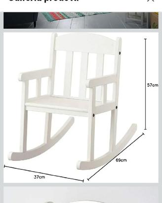 Sedia a dondolo Ikea