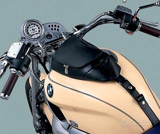 BMW R1200C zaino serbatoio tracolla cuoio
