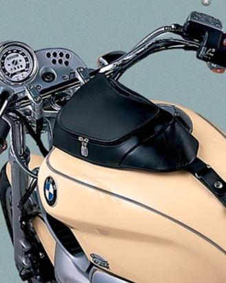 BMW R1200C zaino serbatoio tracolla cuoio
