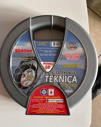 Catene auto Rhutten Teknica  9mm  nuove