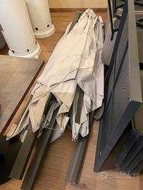 3 Ombrelloni con base 600€