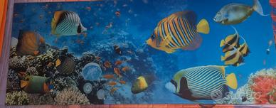 Quadro pesci in  vetro