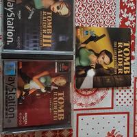 Tomb Raider 2 e Tomb Raider 3 PLATINUM ps1 + CD