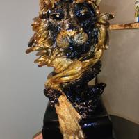 statua decorativa moderna leone 