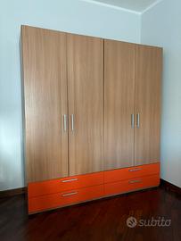 Cameretta con letto 1 piazza e mezzo.