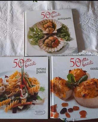 3 volumi collana "50 Ricette Facili" 