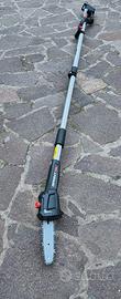 taglia siepi telescopico a batteria