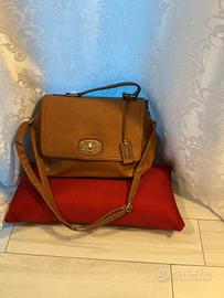 borsa in cuoio a tracolla