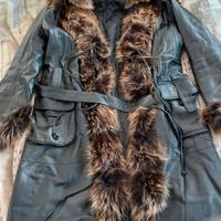 Giaccone Pelle con Pelliccia