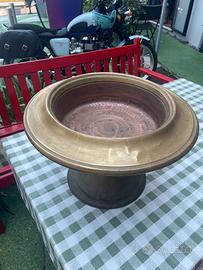 Braciere antico “Mangal” Turco in rame completo