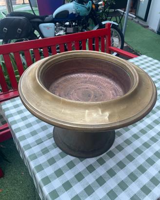 Braciere antico “Mangal” Turco in rame completo