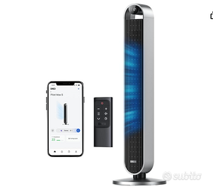 Ventilatore a torre nuovo ancora inscatolato.