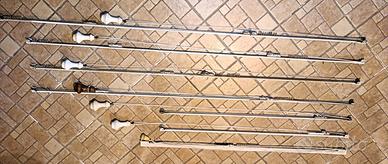 TENDE BINARI DA SOFFITTO  CON GANCI FILO E POMELLI