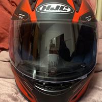 Guanti e casco moto