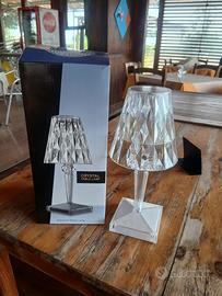 Lampada da tavolo Crystal Diamond LED ricaricabile