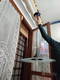 lampadario moderno in cristallo 