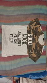 T-shirt verde militare L