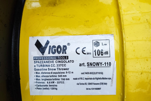 Turbina neve cingolata