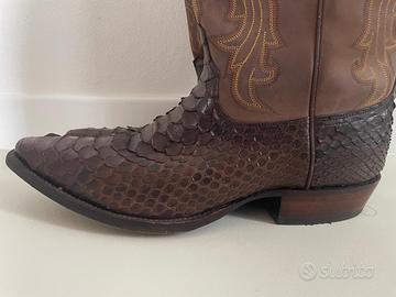 Stivali pelle western Tony Mora