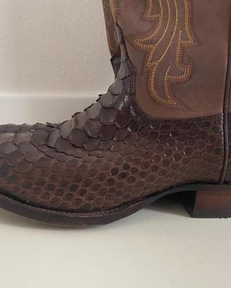 Stivali pelle western Tony Mora