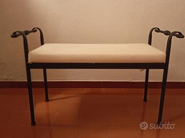 Panca in ferro battuto