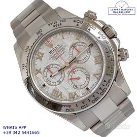 ROLEX Daytona 116509 Factory Meteorite romans dial