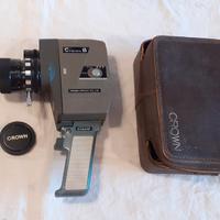 Cinepresa Crown 8 mm zoom made in Japan anni 60