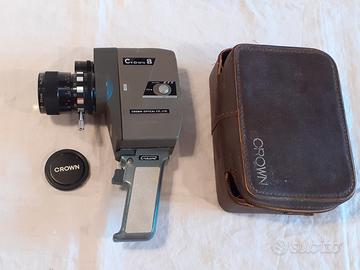 Cinepresa Crown 8 mm zoom made in Japan anni 60