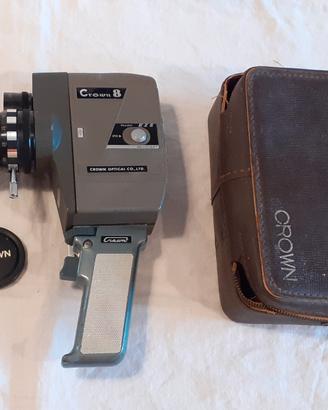 Cinepresa Crown 8 mm zoom made in Japan anni 60