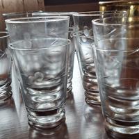 11 bicchieri fresati