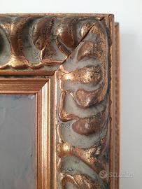 coppia cornici dorate per tele 50 x 60