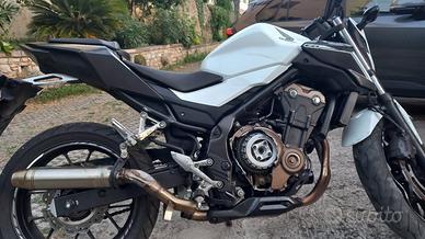 honda cb 500 f, moto incidentata