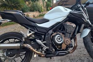 honda cb 500 f, moto incidentata