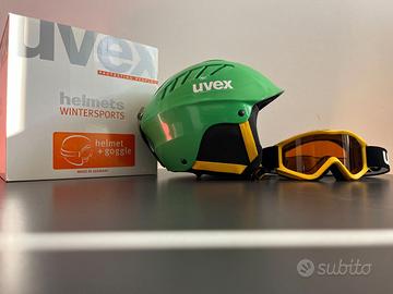 Caschetto da sci UVEX per bambini con maschera