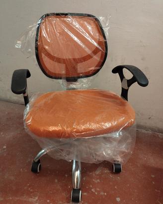 Sedie girevoli Mondo Convenienza arancioni 