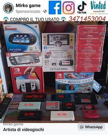 varie console in garanzia e giochi i npromozione