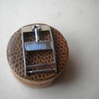 Omega fibbia acciaio vintage usata mm.14