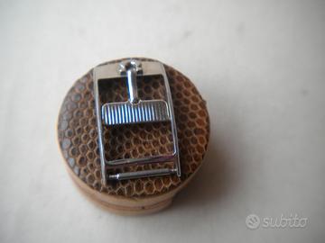 Omega fibbia acciaio vintage usata mm.14