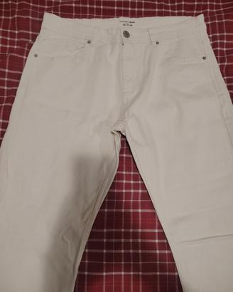 Jeans Bianchi Terranova Uomo 