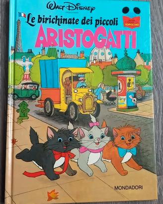 Libro RARO GLI ARISTOGATTI Mondadori Ottobre 1984