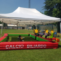 Gonfiabile calcio biliardo