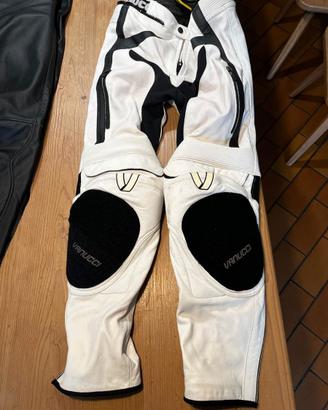 Pantaloni moto in pelle 52-50-48