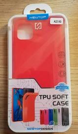 Cover compatibile Samsung A22 5G, colore rosso