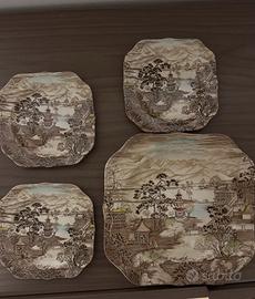 Set Vintage Johnson Brothers “Encanted Garden” 4pz
