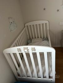 Lettino bambino in legno Erbesi