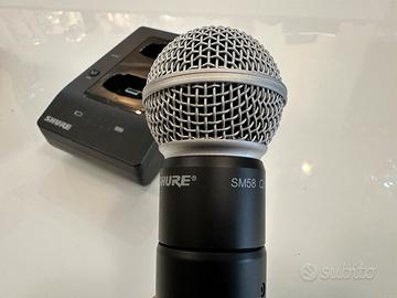 Microfono SHURE MXW2 Z11 SM58 Microflex wireless