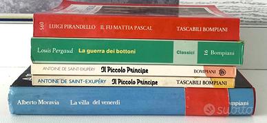 5 romanzi classici edizioni Bompiani