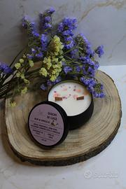 candele in cera di soia