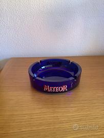 Posacenere Meteor in vetro blu