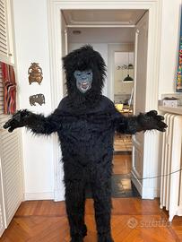 Costume da gorilla - maschera, tuta, guanti